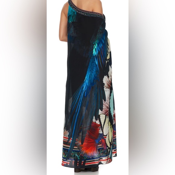 One Shoulder Kaftan With NeckbandNight Flight One Shoulder